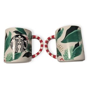 Starbucks 2019 Candy Cane Limited Edition Mugs